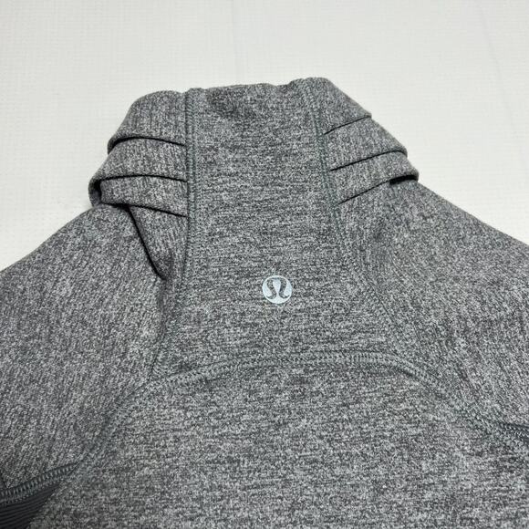 Lululemon Bhakti Yoga Jacket SIZE 4 Gray Full Zip Sweatshirt Thumbhole Pockets - Picture 6 of 13